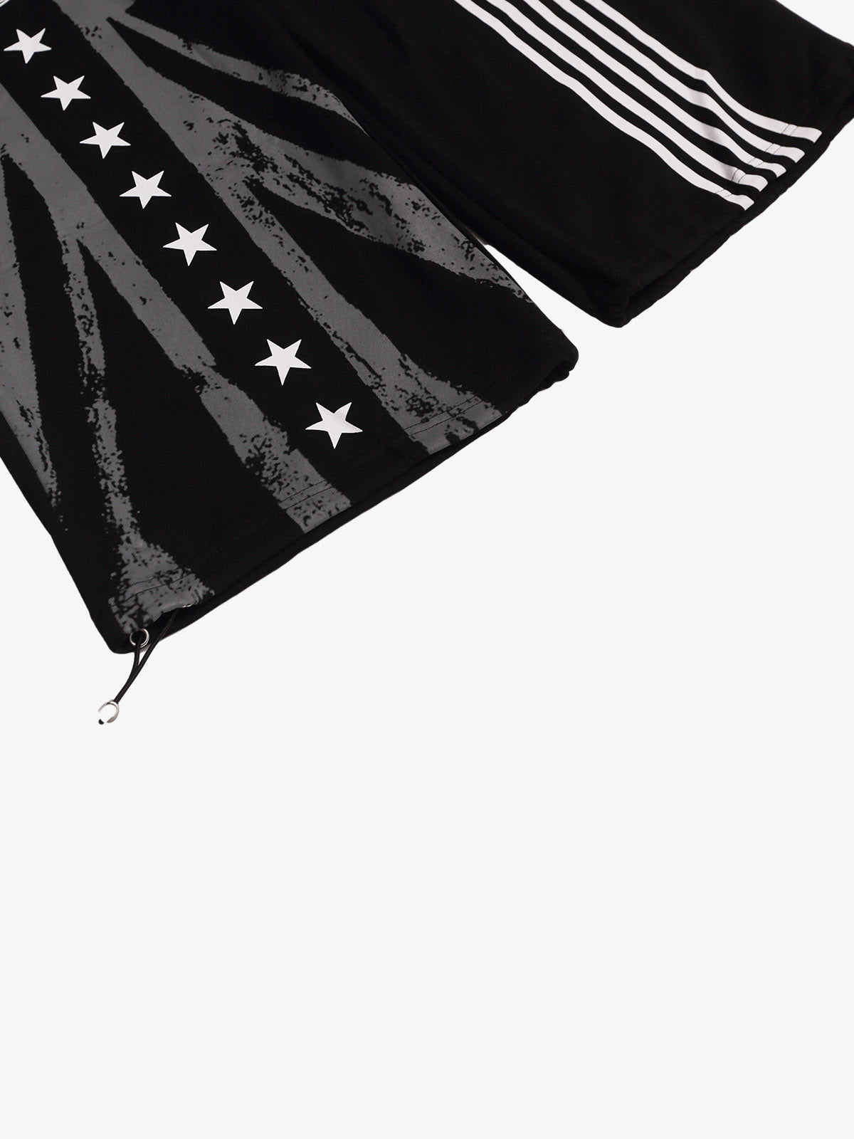 Crest Star Stripe Graphic Wide-Leg Sweatpants