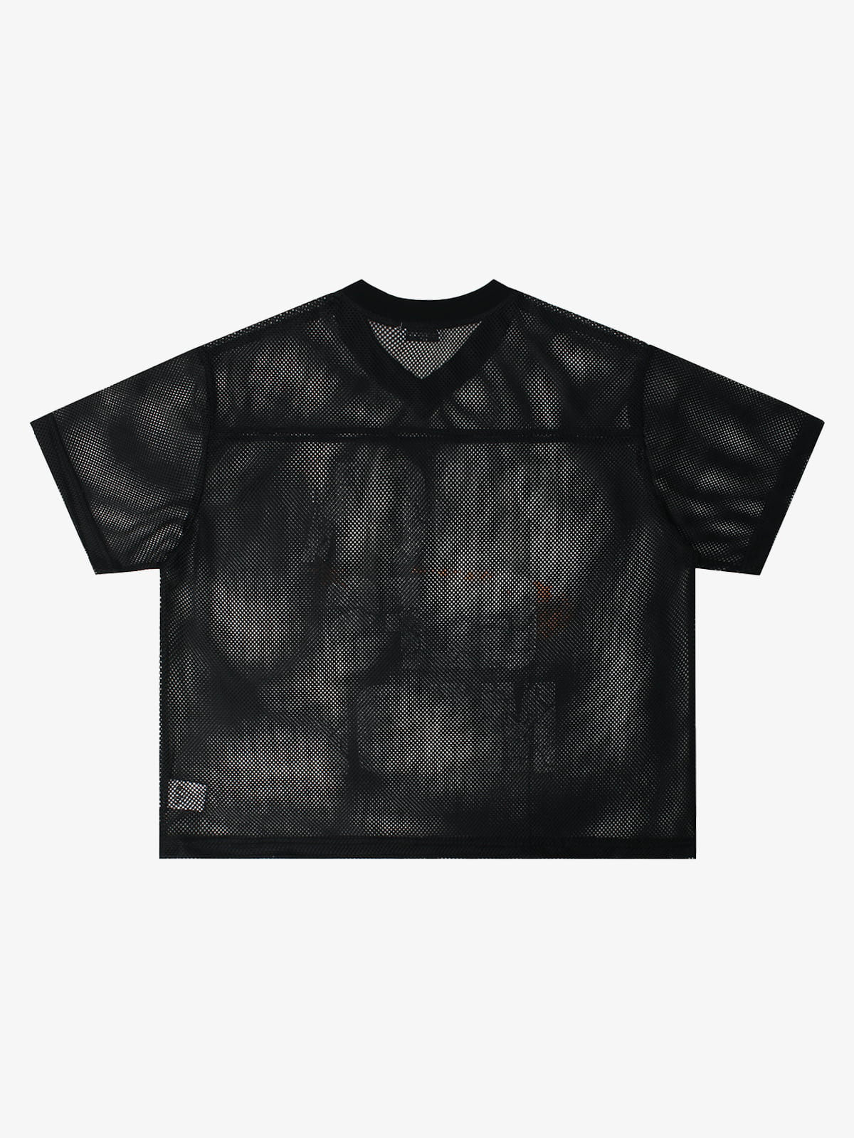 Mesh Rock Super Made V-Neck T-Shirt - Breathable Lightweight Streetwear Tee for Men 