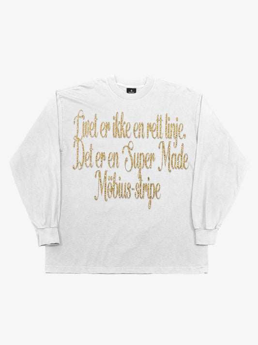 Glitter Letter Graphic Long Sleeve Tee