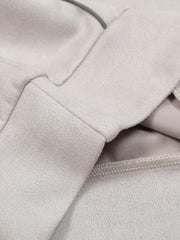 Sweatshirt mit Wildleder-Patchwork