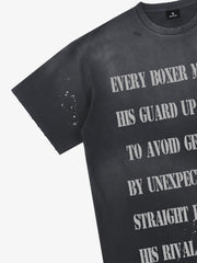 T-shirt gant de boxe strass