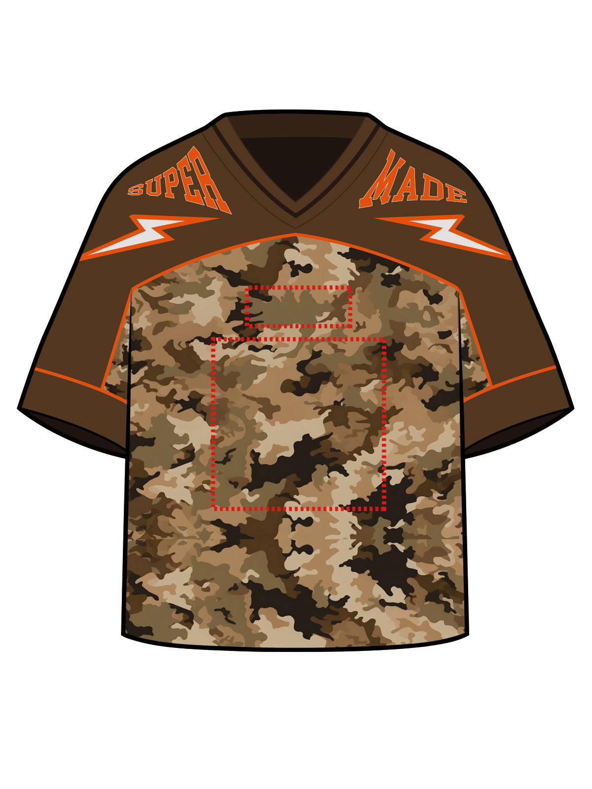 Original Camouflage Football Jersey T-Shirt