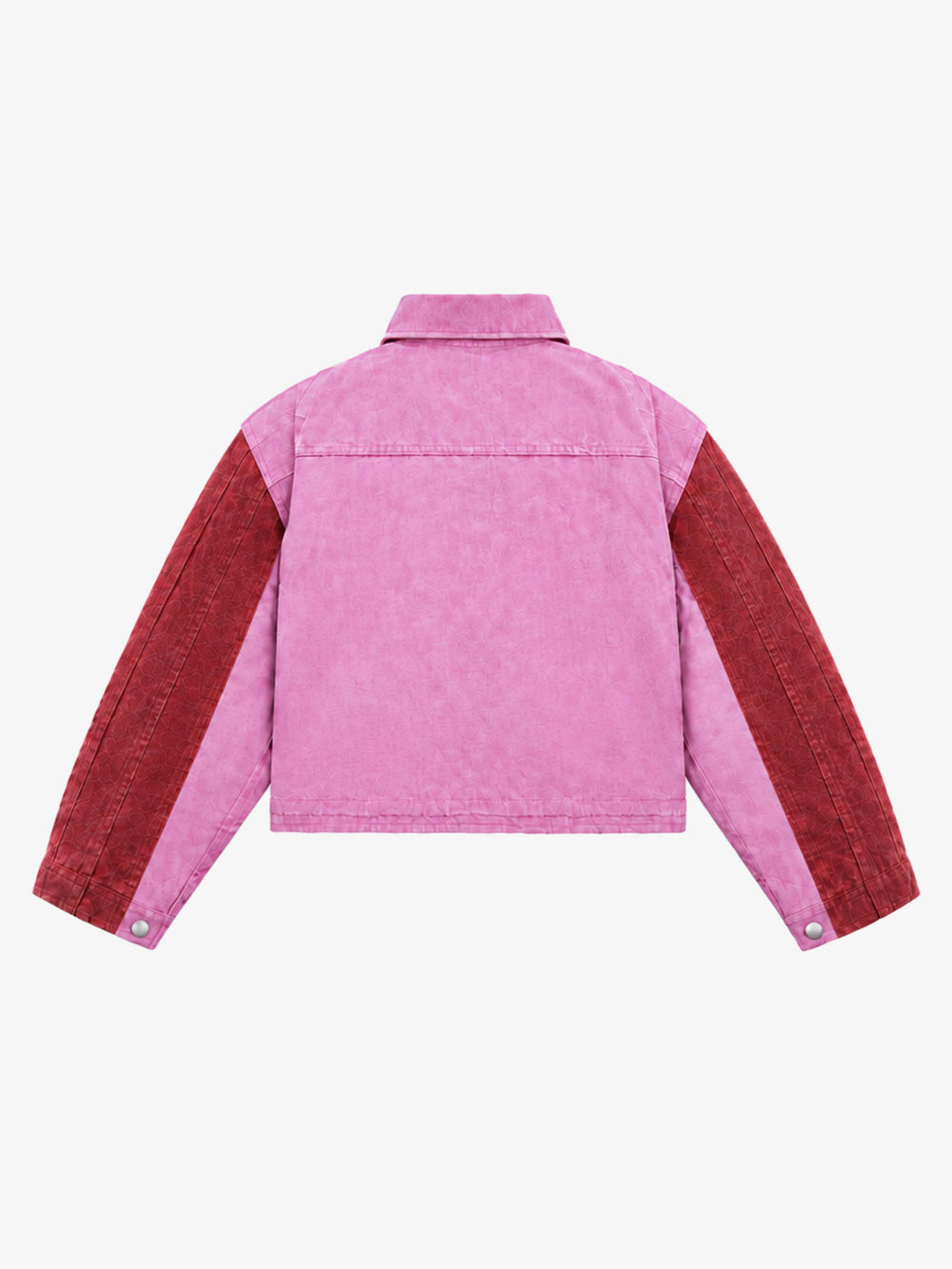 Cross-Seam Buckle Cropped Utility Jacket
