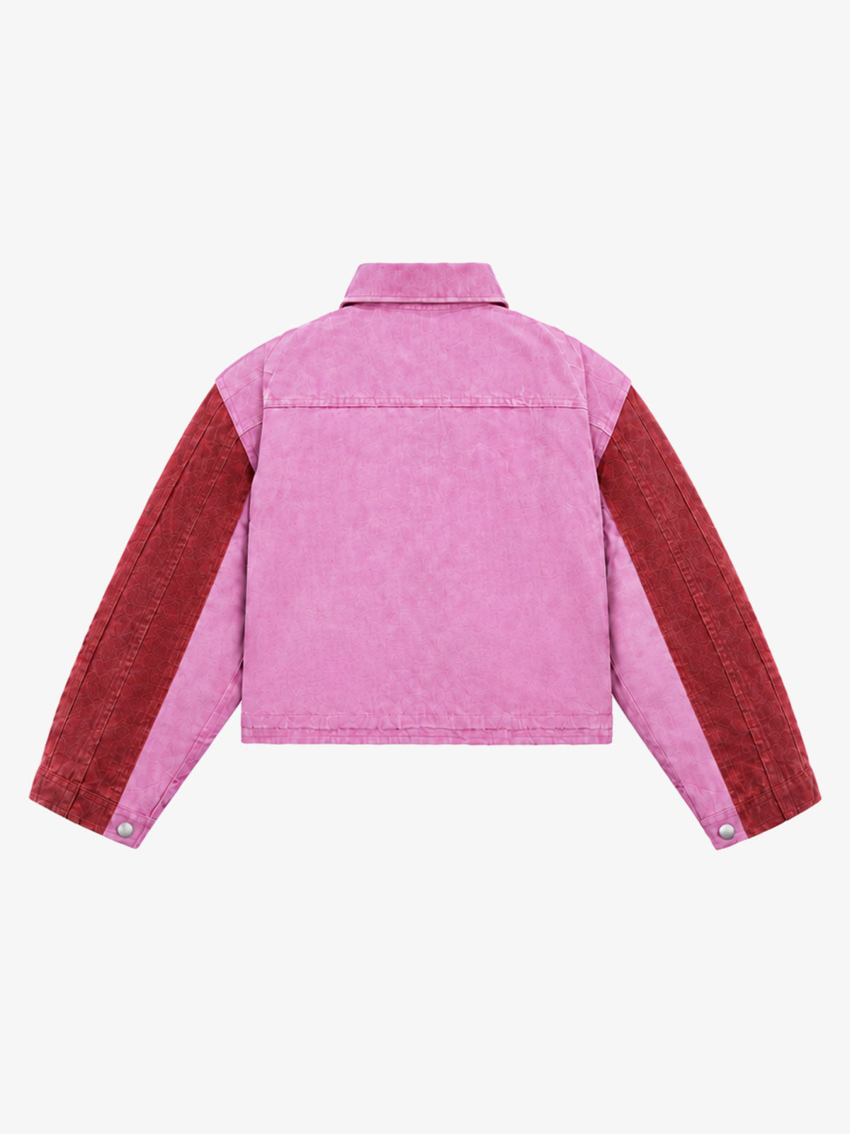 Cross-Seam Buckle Cropped Utility Jacket
