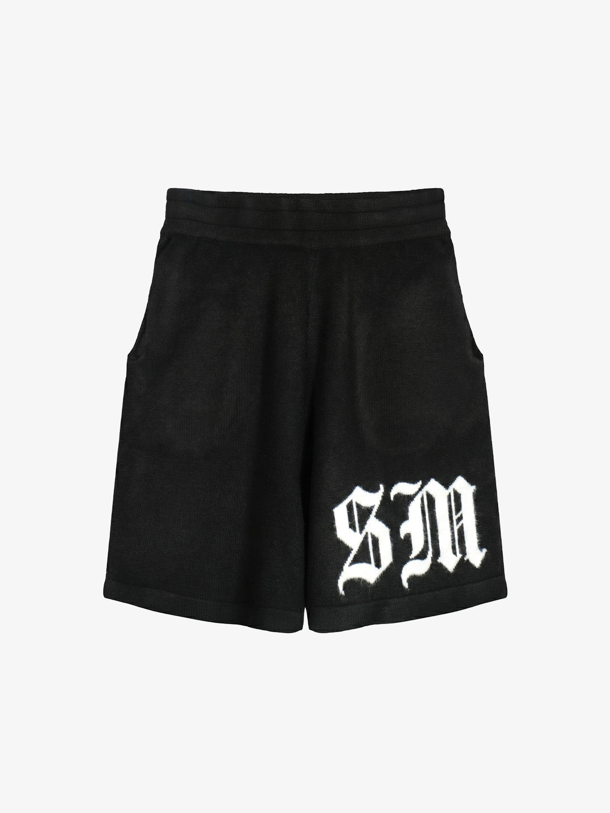 Gothic Chenille Oversized Street Shorts