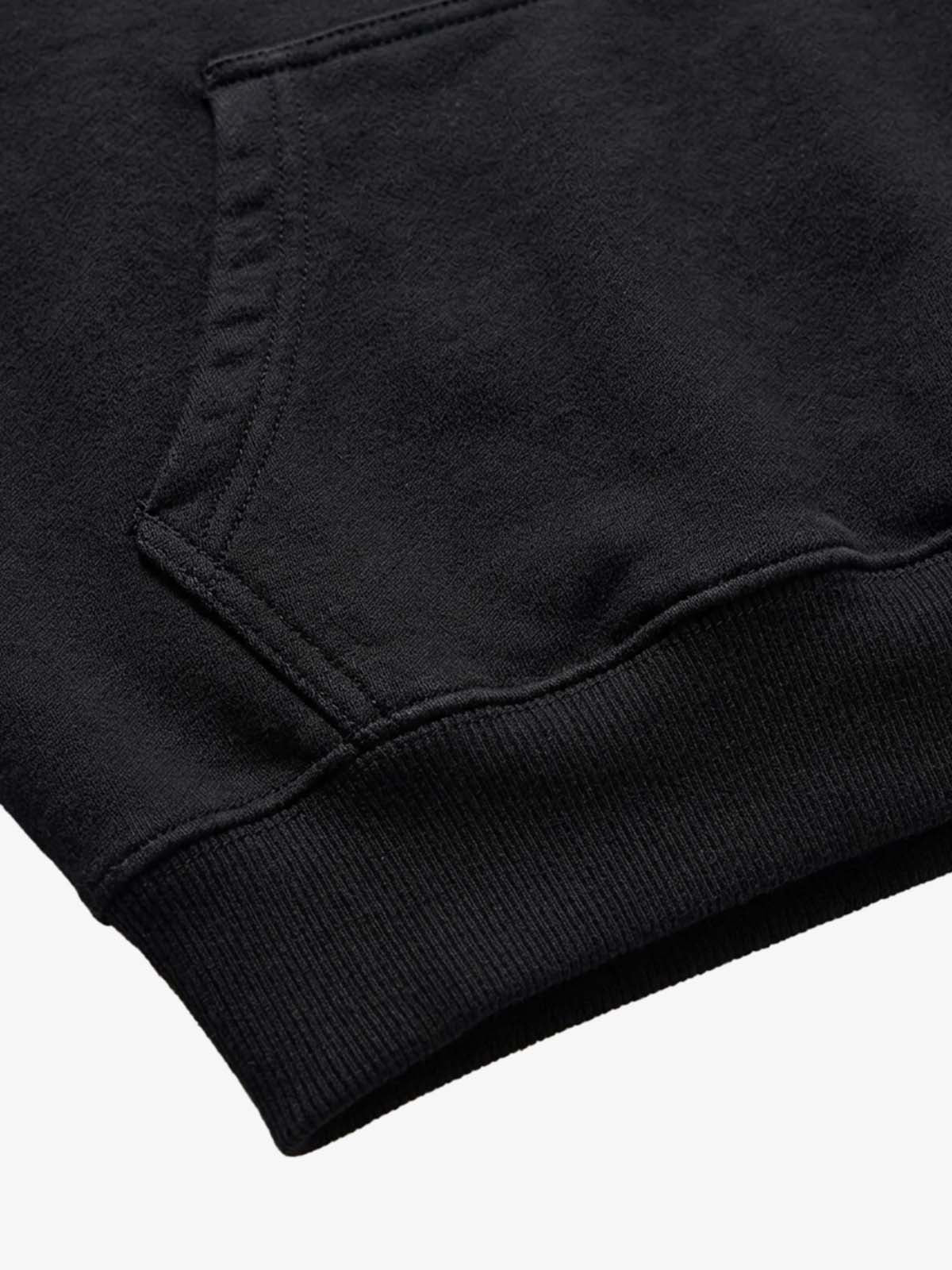 Back Appliqué Embroidered Hoodie