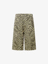 Cotton Leopard Print Bermuda Shorts for Men 