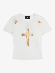 Cross Graphic Slim T-Shirt