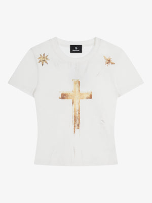 Cross Graphic Slim T-Shirt