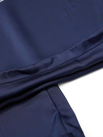 Weite Hose mit Schriftzug und Kordelzug