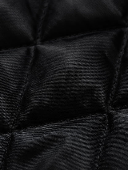Winter-Ready Corduroy Jacket with Faux Fur Trim for Men 