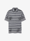 Striped Half-Zip Pullover Sweater – Cotton Blend Classic Fit Lightweight Knit