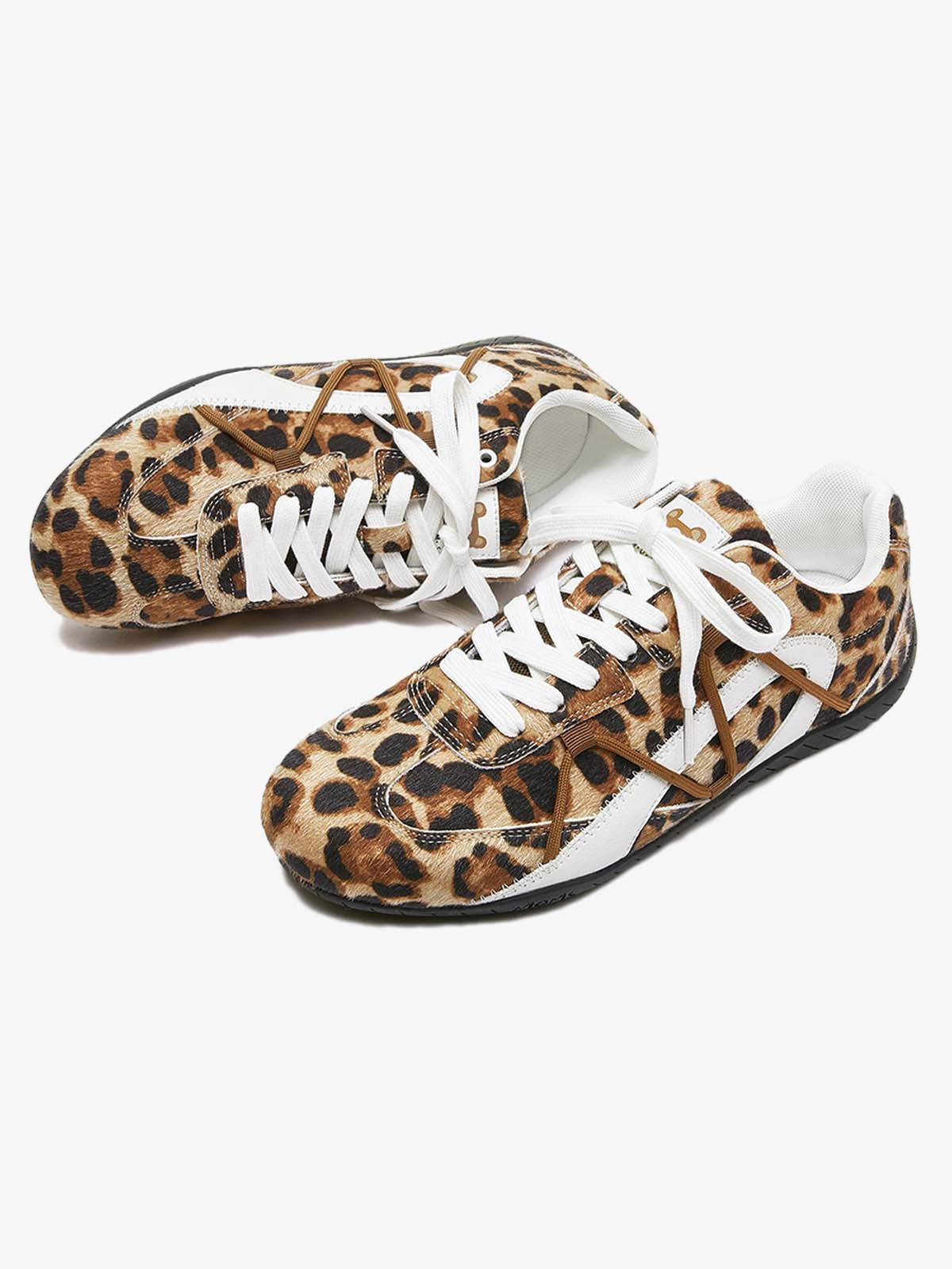 Leopard Print Sneakers for Women - Trendy and Comfortable Athletic Shoes 