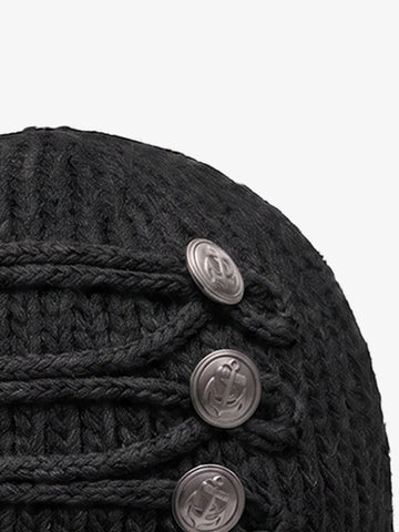 Napoleon Sash Graphic Rolled-Cuff Beanie