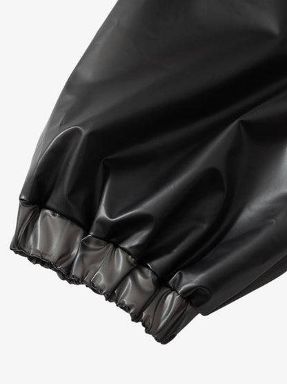Thesupermade Shiny Functional Waterproof Hooded Jacket 