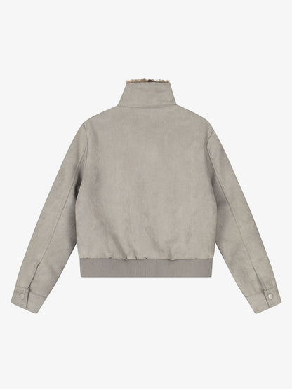 Stylish Faux Fur Collar Jacket for Men and Women - Trendy Design with High-Quality Features 