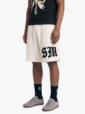 Gothic Chenille Oversized Street Shorts