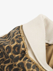 Leopard Patchwork Sweatpants