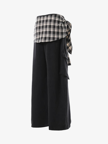 Wide-Leg Striped Trousers for Modern Elegance 