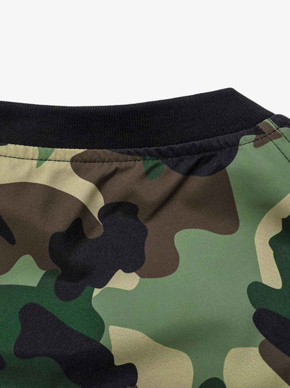 Camouflage Hoodie with Unique Pink and Black Pattern for Casual Wear 