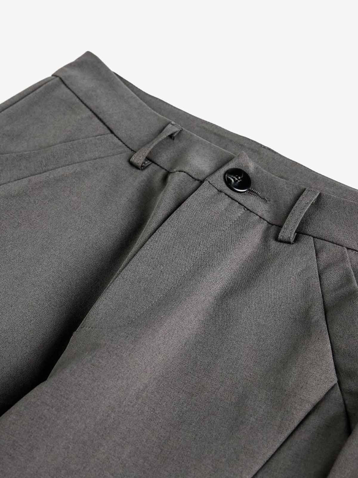 Street Deconstruction Split Casual Suit Pants 