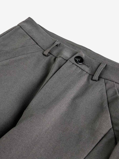 Street Deconstruction Split Casual Suit Pants 