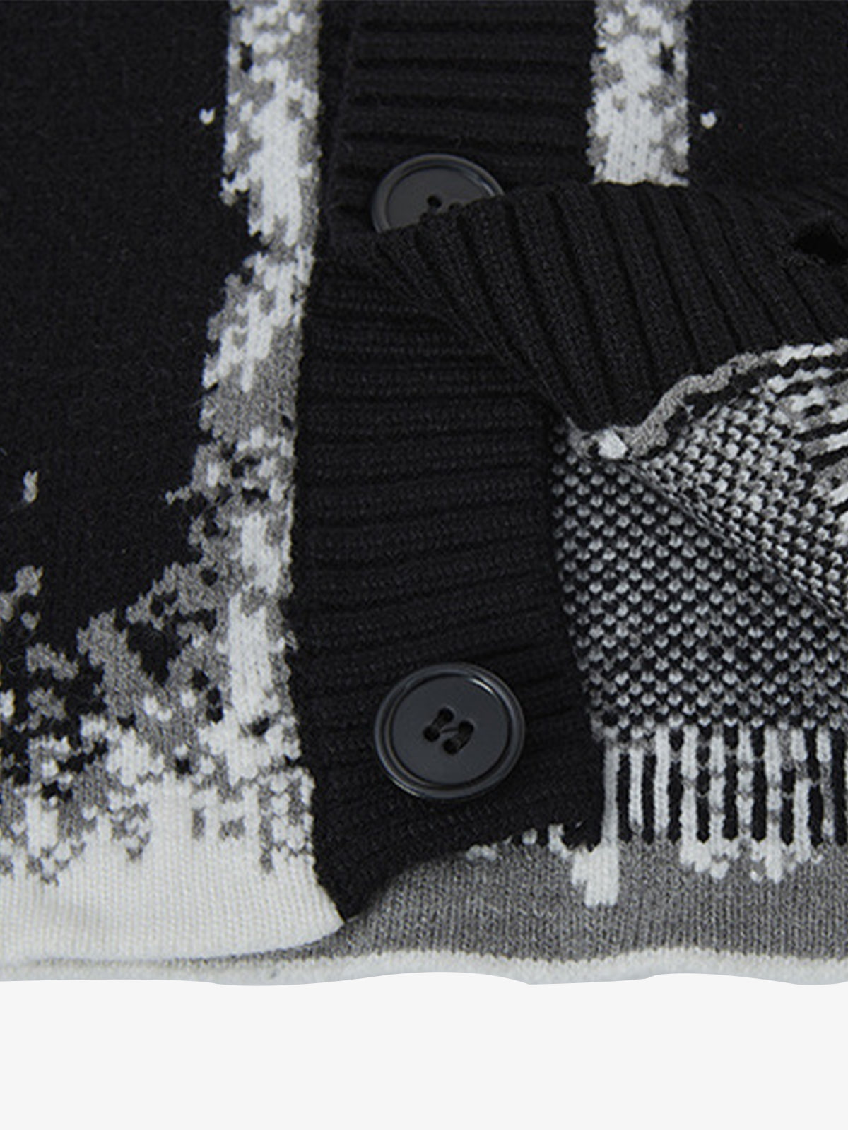 Retro Butterfly Gradient Knit Cardigan Sweater 