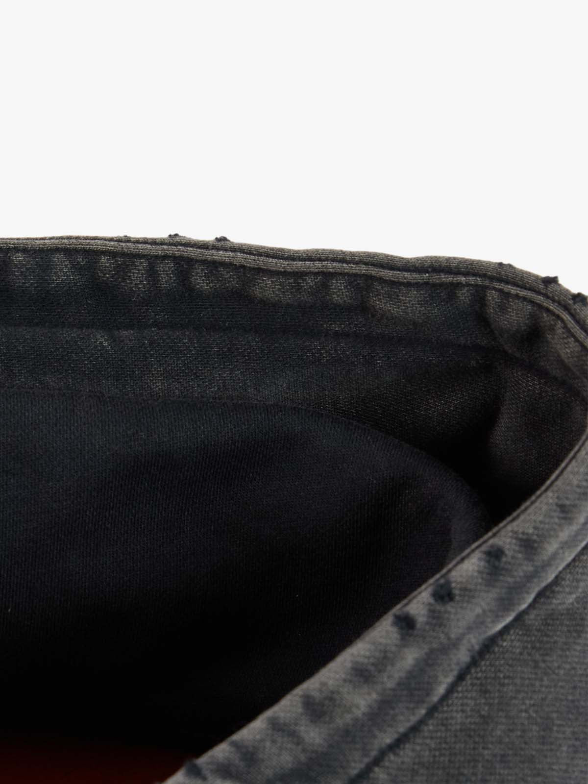 Rhinestone Letter Airbrush Graphic Pullover Hoodie 