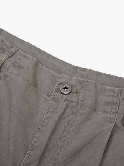 Multi-pocket Cargo Pleated Casual Jorts 