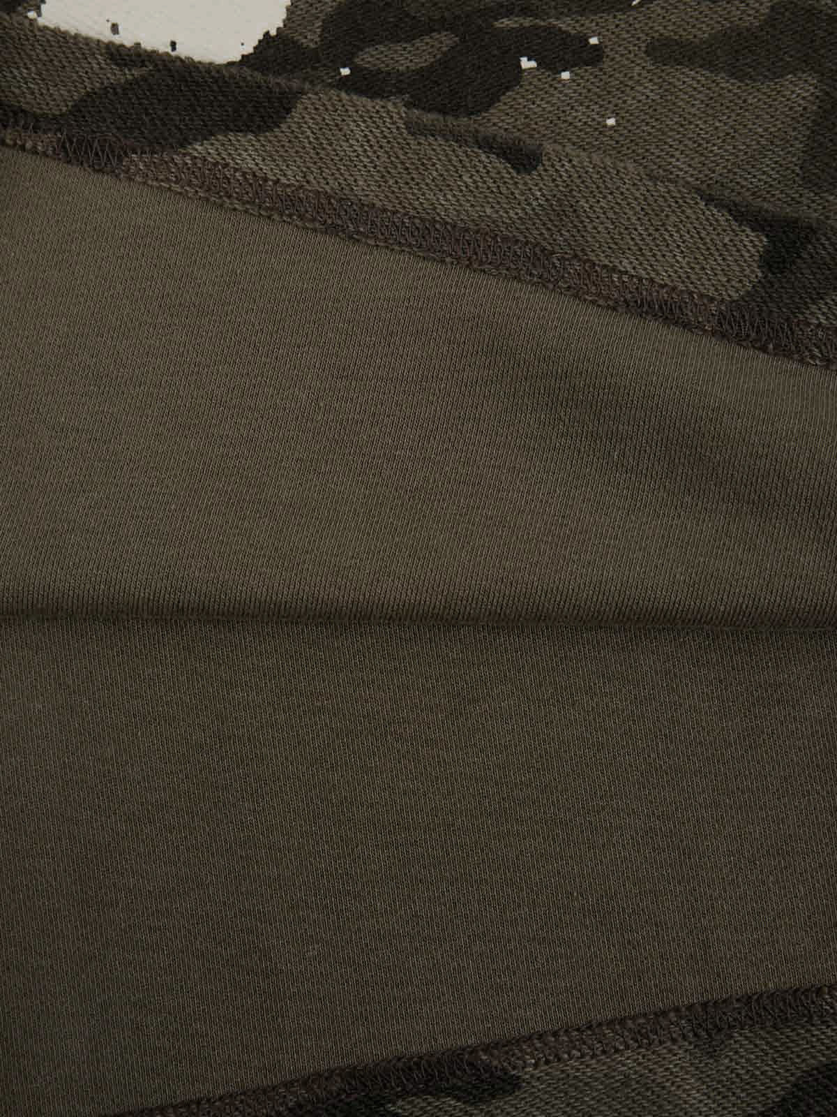 Supermade Camouflage Thorn Print Sleeveless T-Shirt 