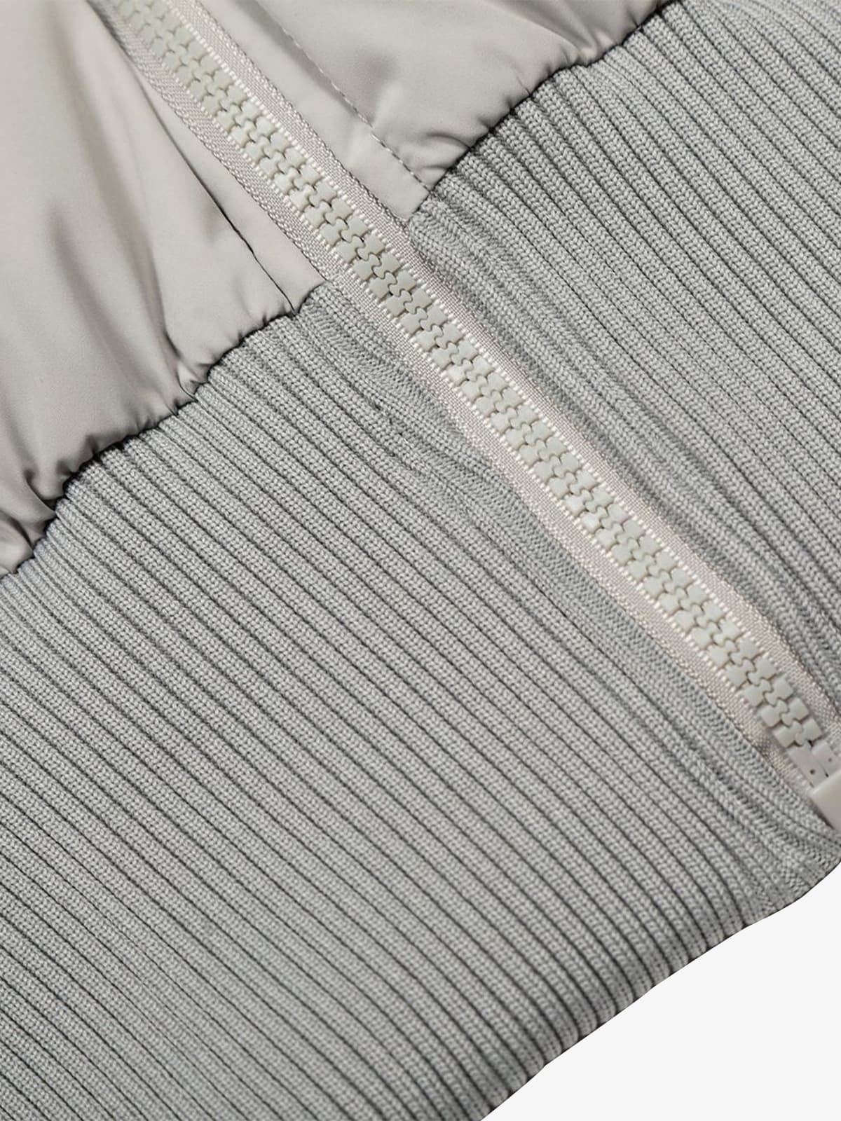 Retro Dark Print Faux Fur Collar Quilted Jacket 