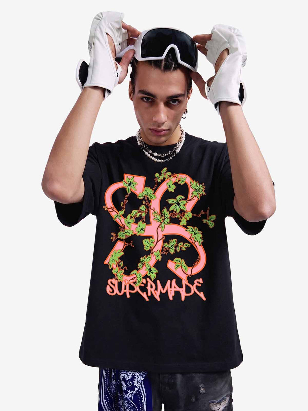 Vintage Double S Vine Graphic T-Shirt 