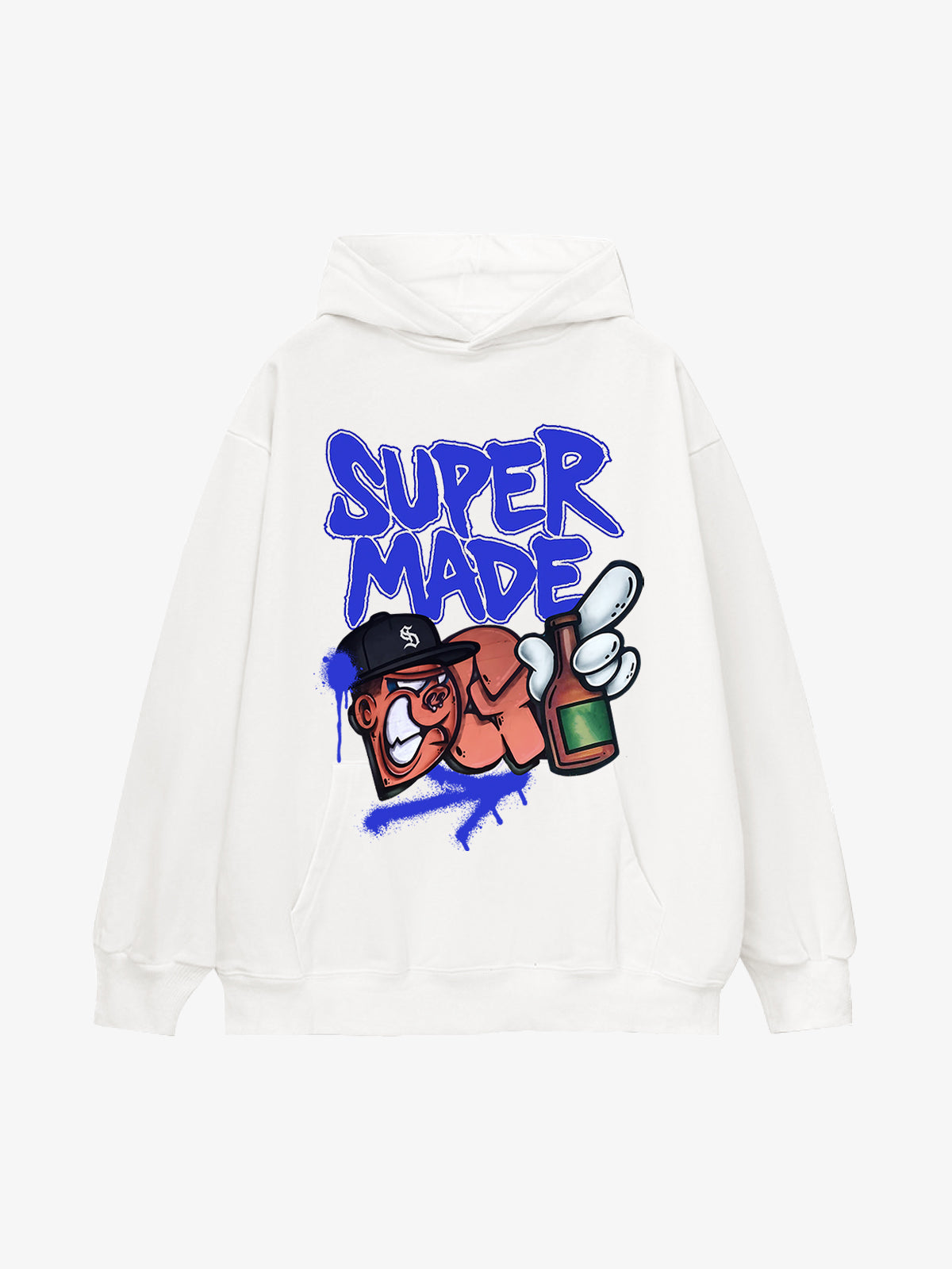 Stylish Graphic Hoodie with Bold Print Design for Casual Wear 
