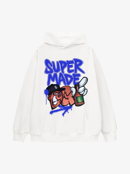 Stylish Graphic Hoodie with Bold Print Design for Casual Wear 