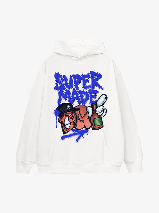 Stylish Graphic Hoodie with Bold Print Design for Casual Wear 