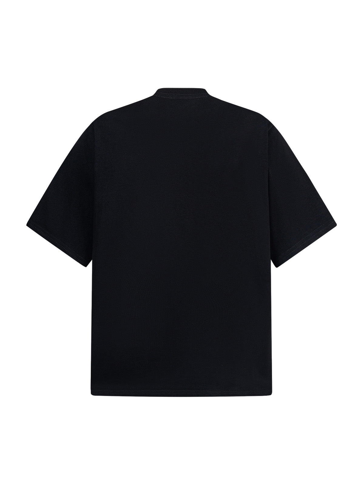 Retro Embroidery Beaded Letter Print T-shirt