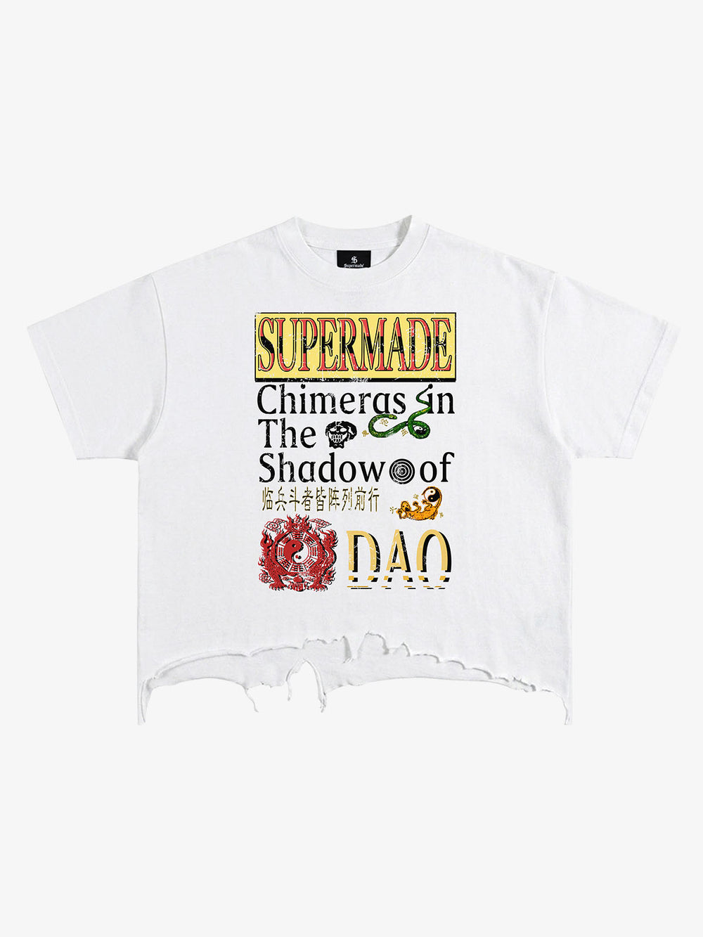 Mythological Graphic Cropped Tee