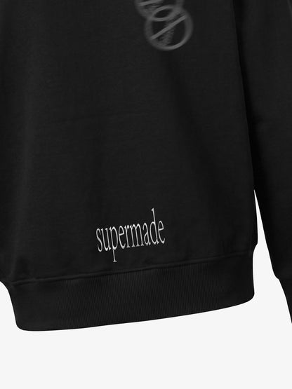 Phantom Skull Rhinestone Foil Heavyweight Hoodie