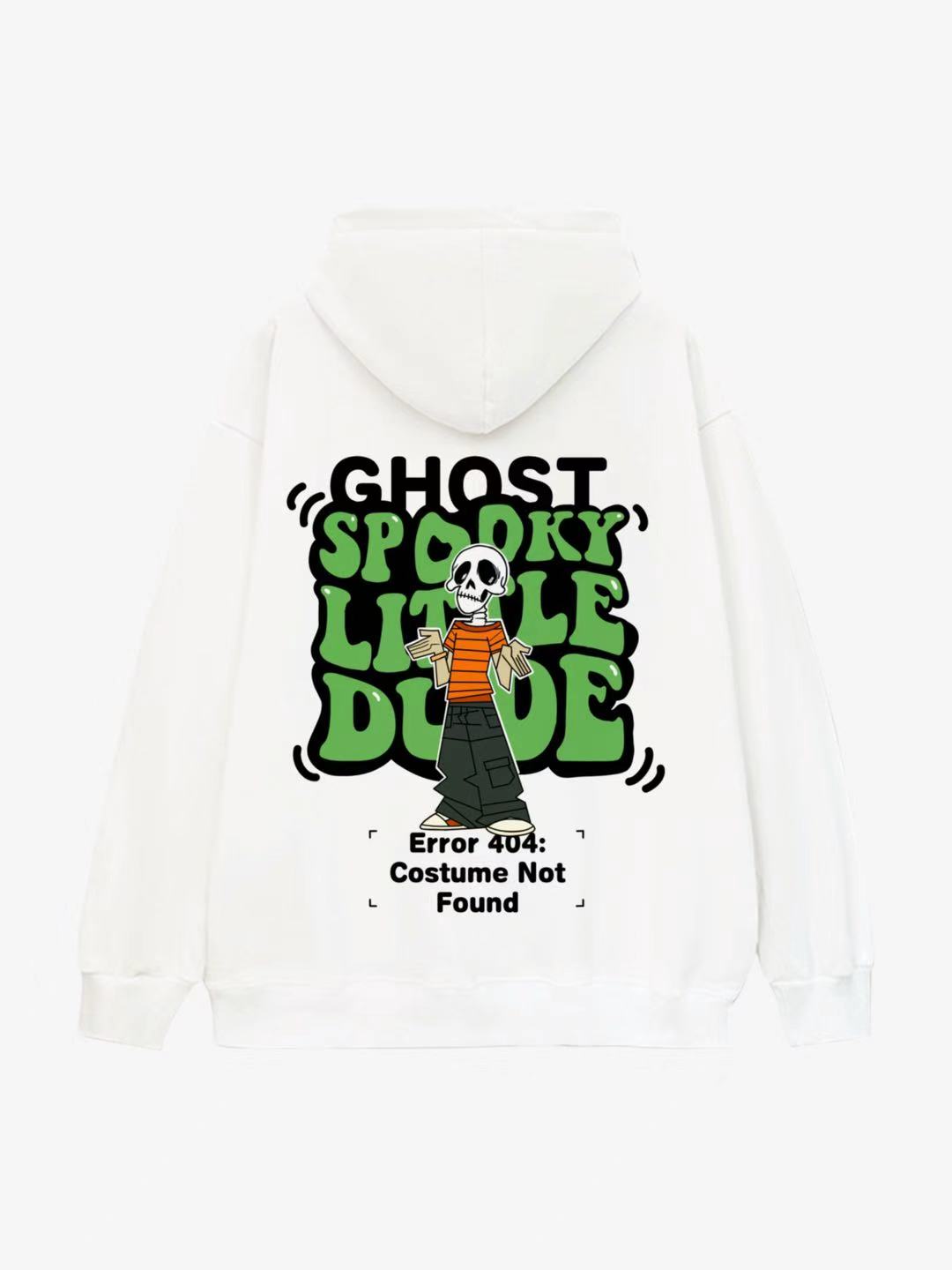 Error 404 Costume Not Found Print Cotton Hoodie 