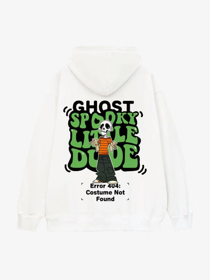Error 404 Costume Not Found Print Cotton Hoodie 