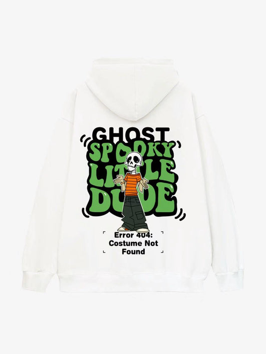 Error 404 Costume Not Found Print Cotton Hoodie 
