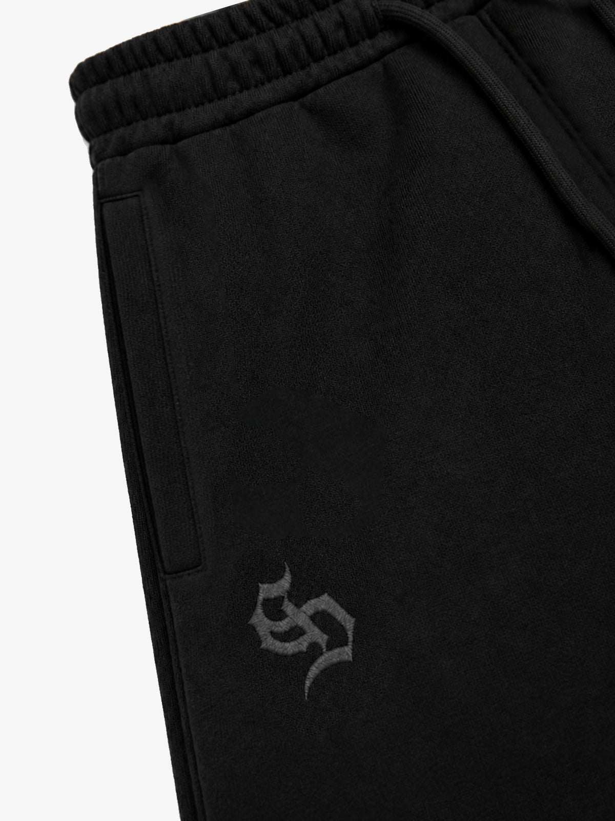 Cotton-Blend Terry Towel Embroidered Hoodie & Wide-Leg Sweatpants Set