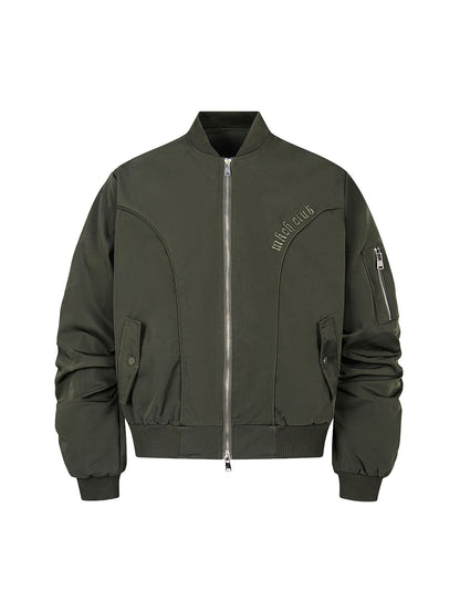 Retro Deconstructed Bomber Jacket 