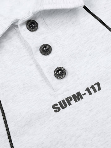 Tech-Panel Contrast Polo Shirt 