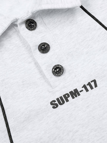 Tech-Panel Contrast Polo Shirt 