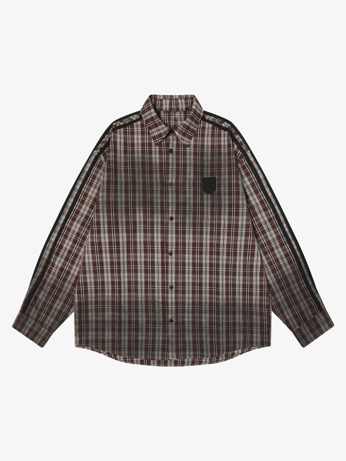 Stylish Plaid Long Sleeve Shirt for Casual and Outdoor Wear 
