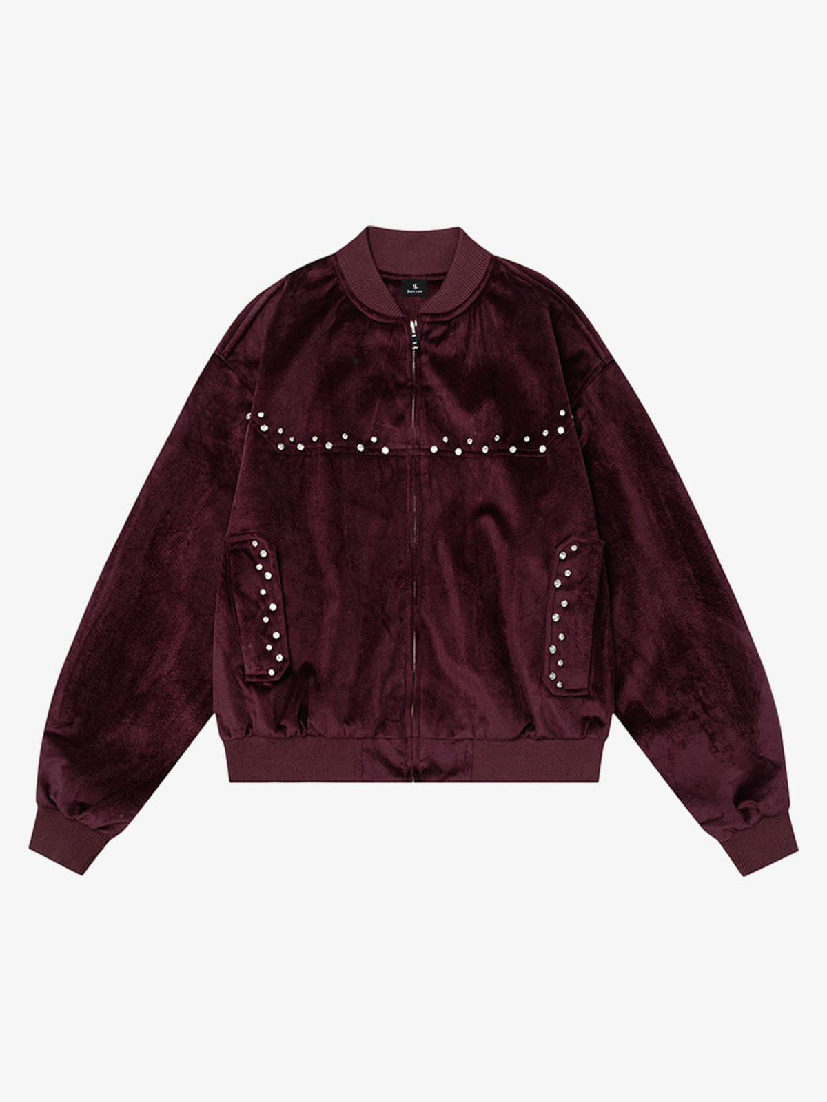 Stylish Embellished Bomber Jacket for Women - Perfect for Fall and Winter Outfits 