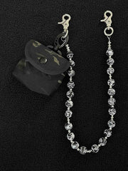 Retro Camouflage Wallet Chain 