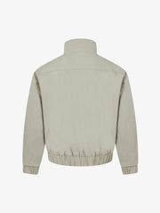 Asymmetrical Zip Metal Buckle Bomber Jacket