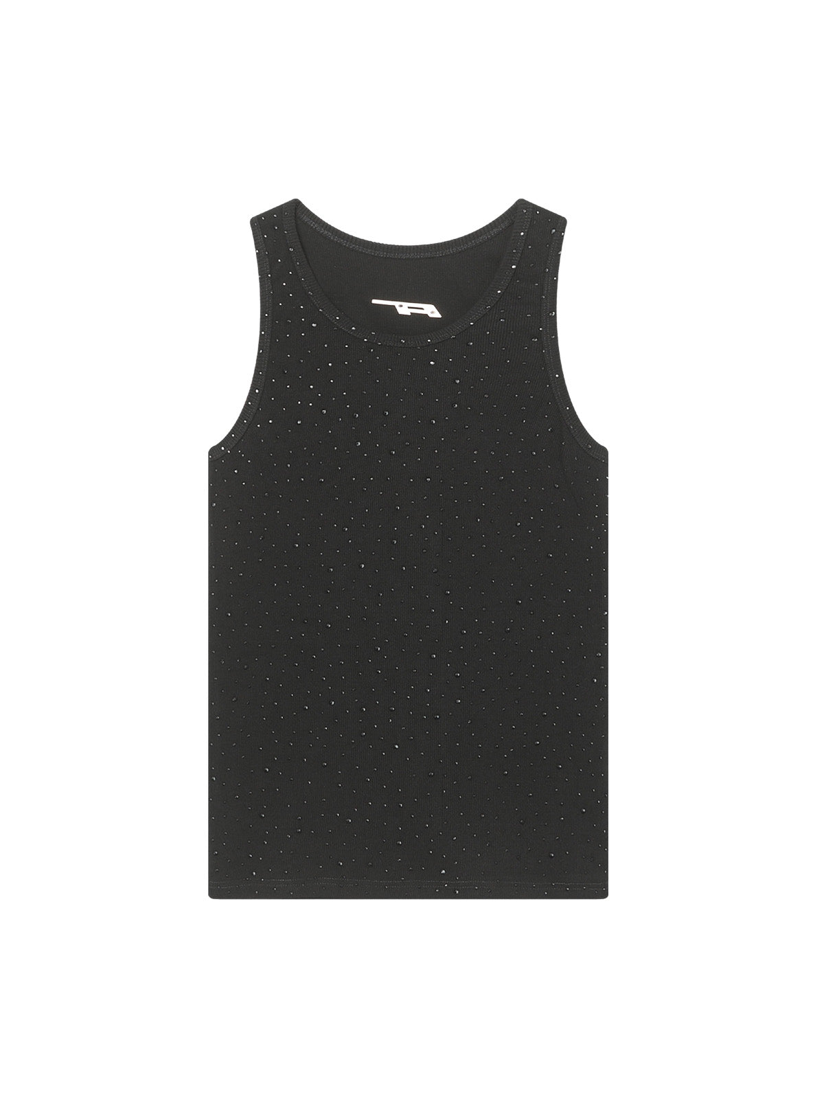 Street Heavy Rhinestone Threaded Vest 